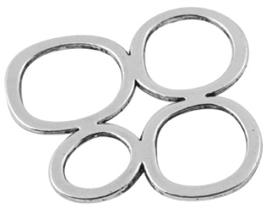 Lot de 10 anneaux connecteurs metal le plus vendu-36mm